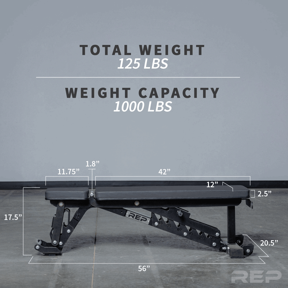 Adjustable weight bench for home gym India