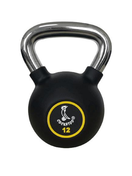 Cockatoo Imported Metal Integrated Rubber Kettlebell removebg preview