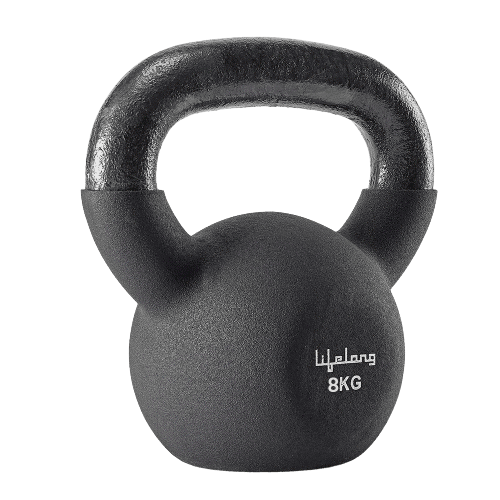 Lifelong Neoprene Cast Iron Kettlebell for Gym and Workout Black 6kg 16kg removebg preview