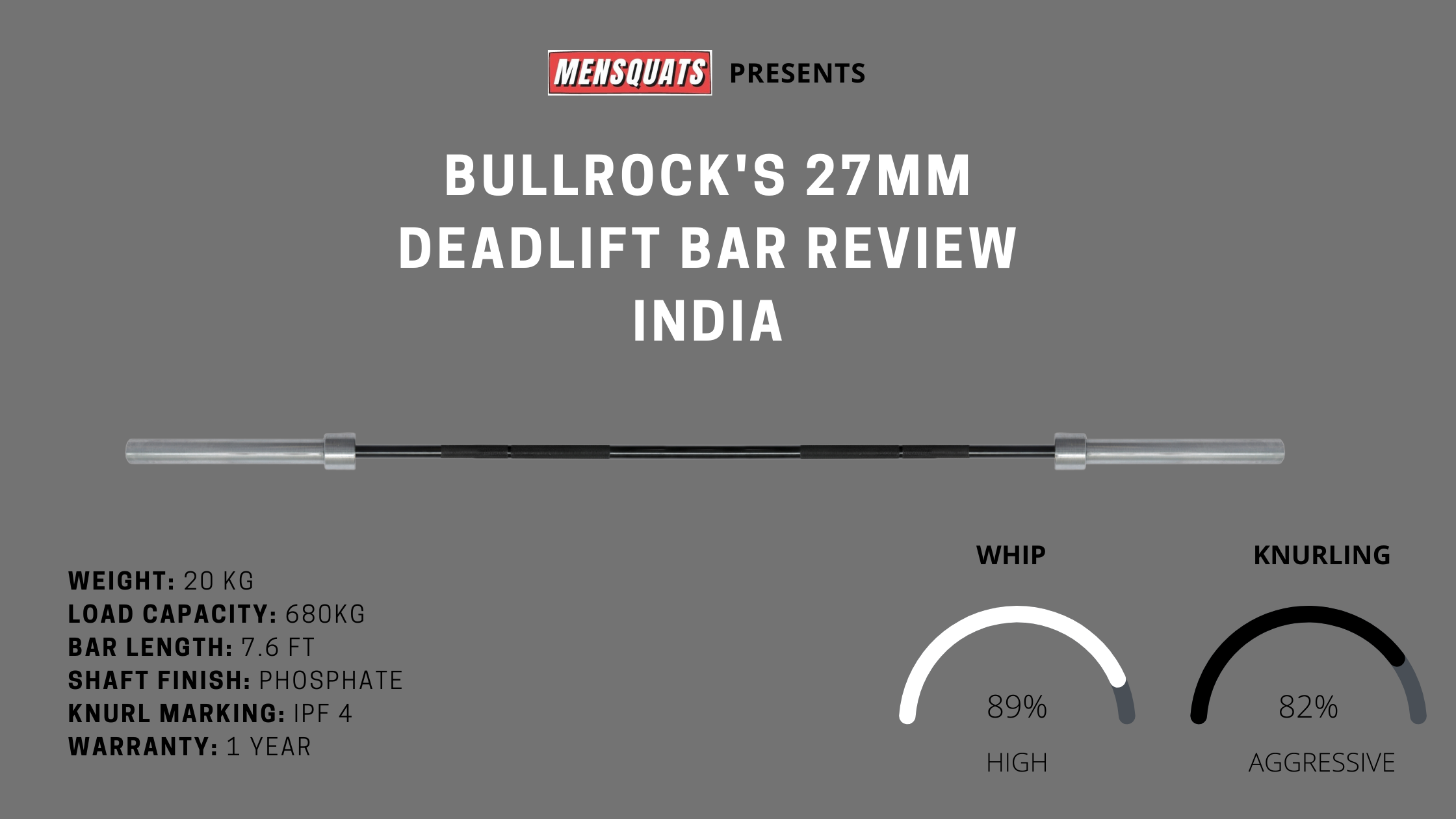 best deadlift bar in India from bullrock review best bar for deadlift best barbell for powerlifting