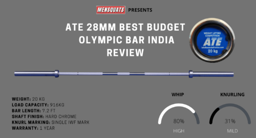 Best budget olympic barbell in India, best barbell for weightlifting in India