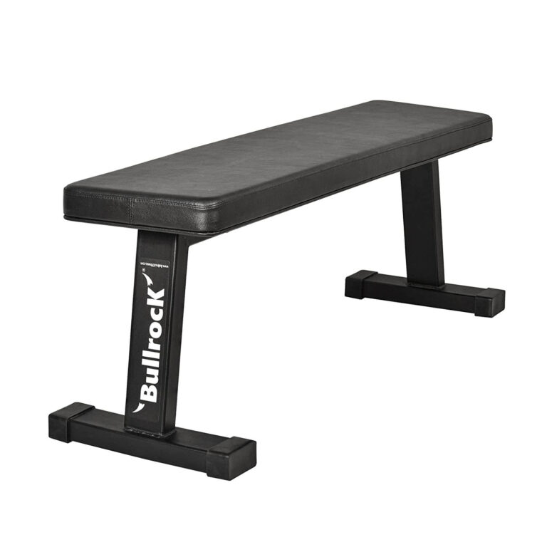 BullrocK Flat Bench 1000lbs rated for Home Commercial Gym for Multipurpose Strength Weight Training Exercises Workout