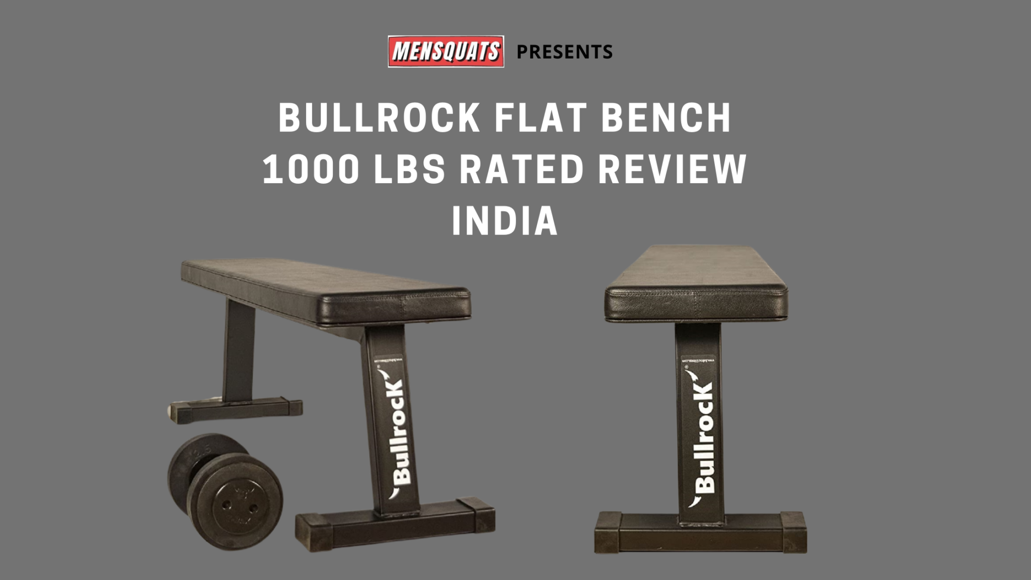 Bullrock's Best Flat Bench for home gym India Review 2024