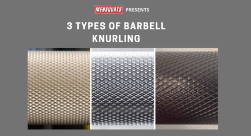 types of barbell knurling