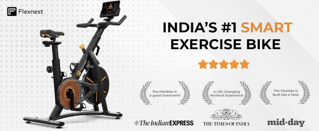Smart exercise bike of India - Flexnest Flexbike Review