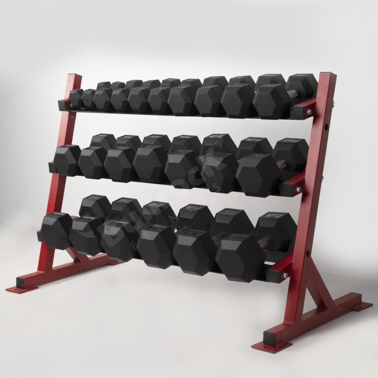 Hex Dumbbells rack for gym