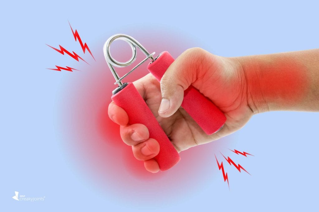 hand gripper can cause pain