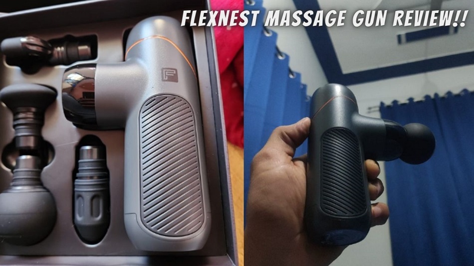 flexnest massage gun review India by mensquats