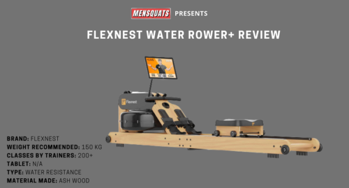 Flexnest Rower Review: Best Water Rowing Machine In India.