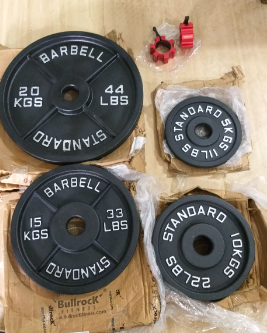 Cast Iron Weight Plates 2 inch Disc for Powerlifting