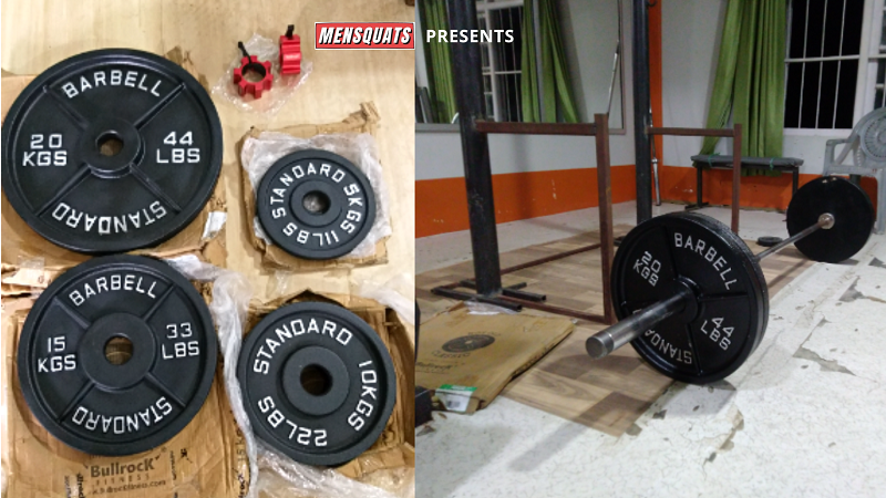 bullrock fitness cast iron plates in India
