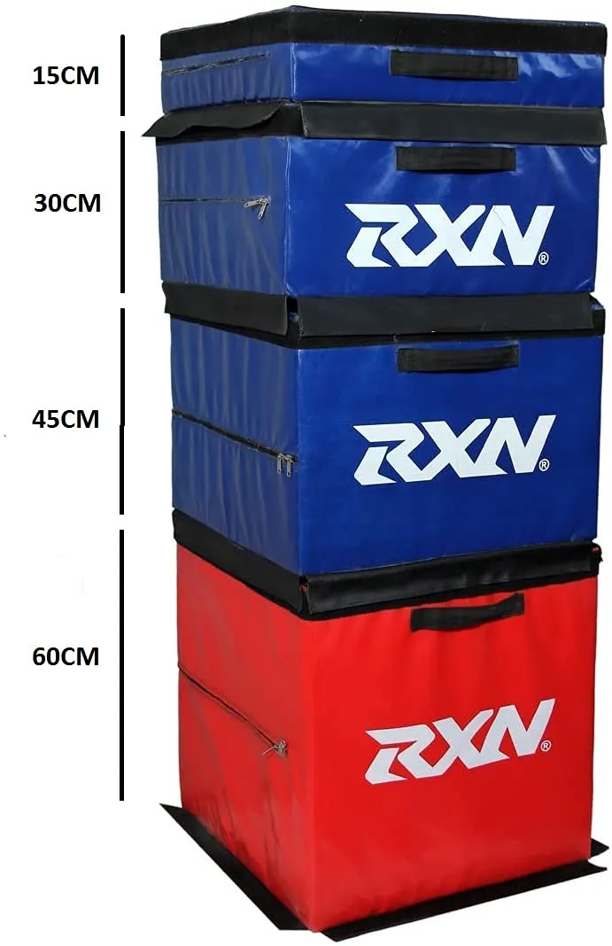RXN SOFT Plyobox Fitness Plyometric Jump Box Gym Soft Plyo