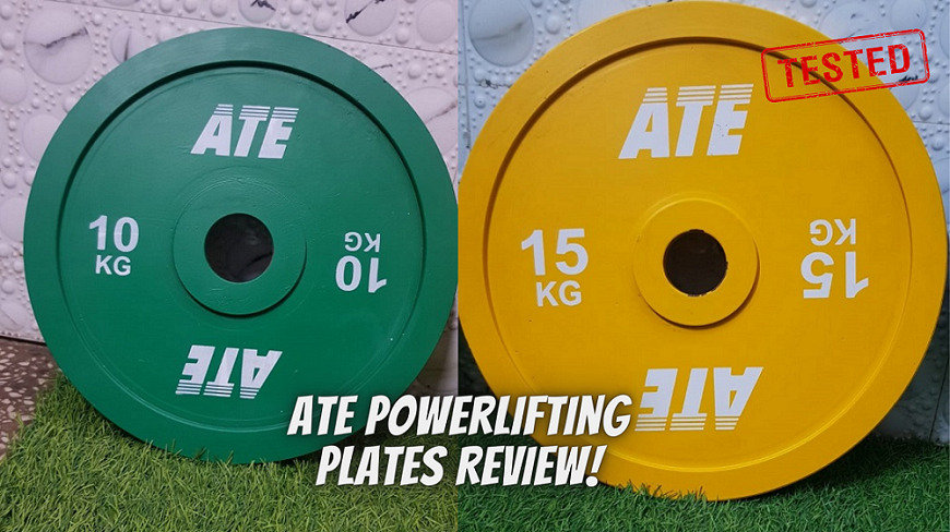 ATE powerlifting plates for gym