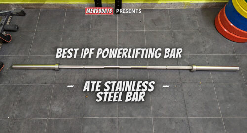 best powerlifting barbell - ATE stainless steel bar in India
