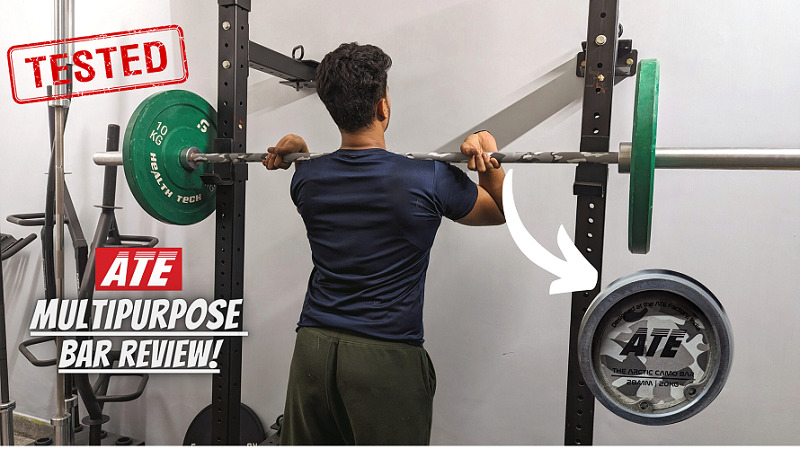 ATE multipurpose barbell in India for home gym use