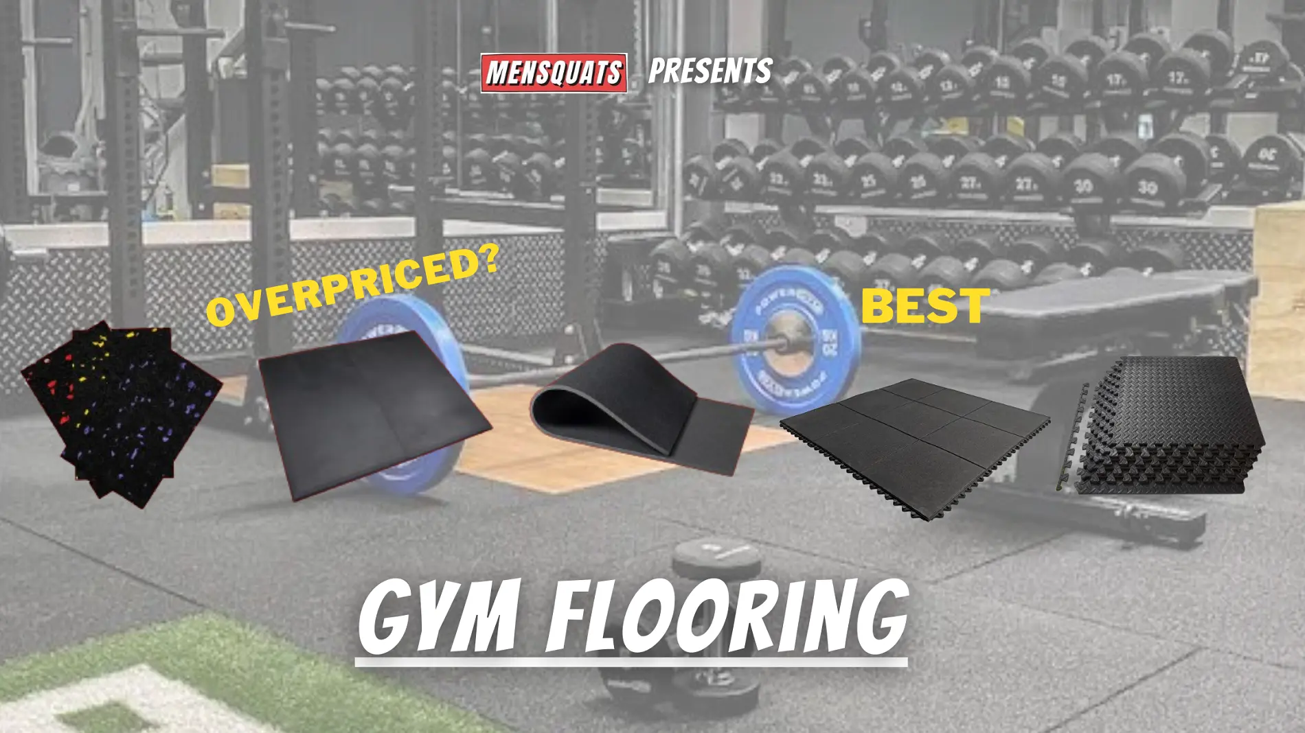 best flooring for home gym over concrete