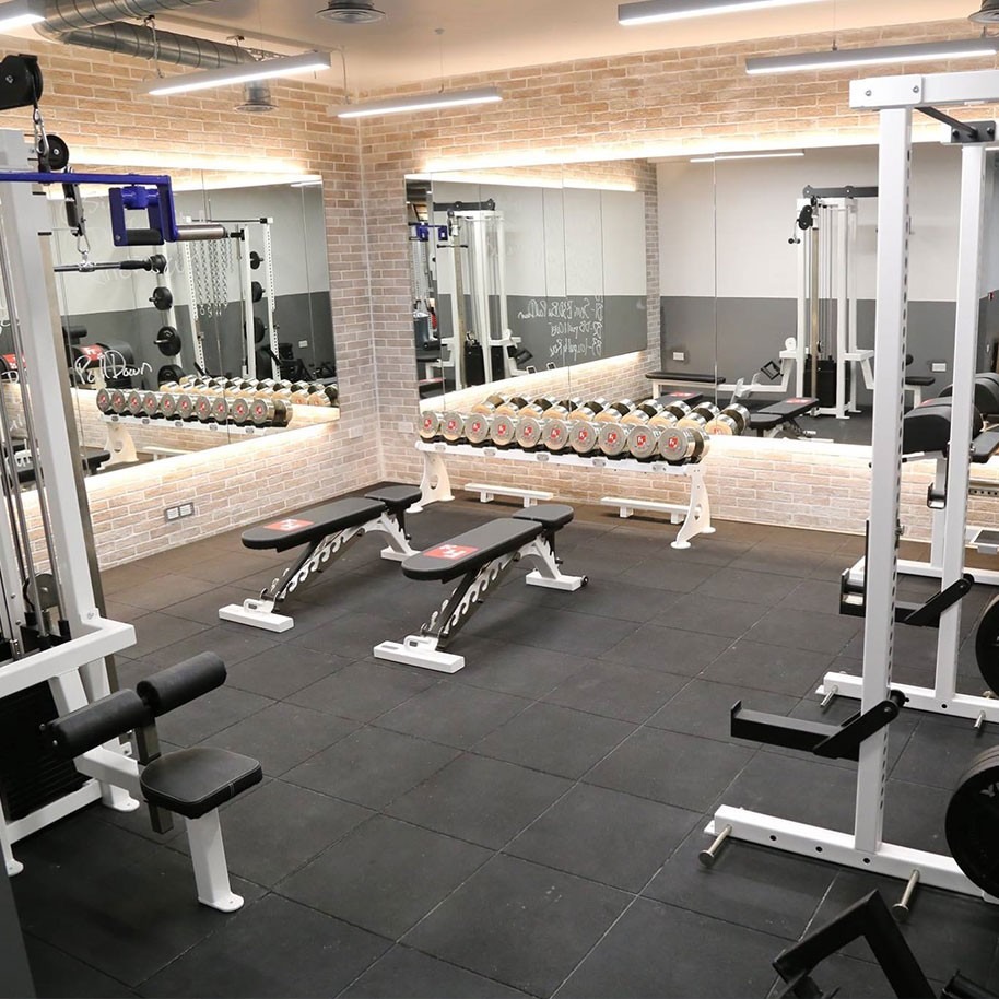 rubber tiles for gym | best flooring for home gym in india
