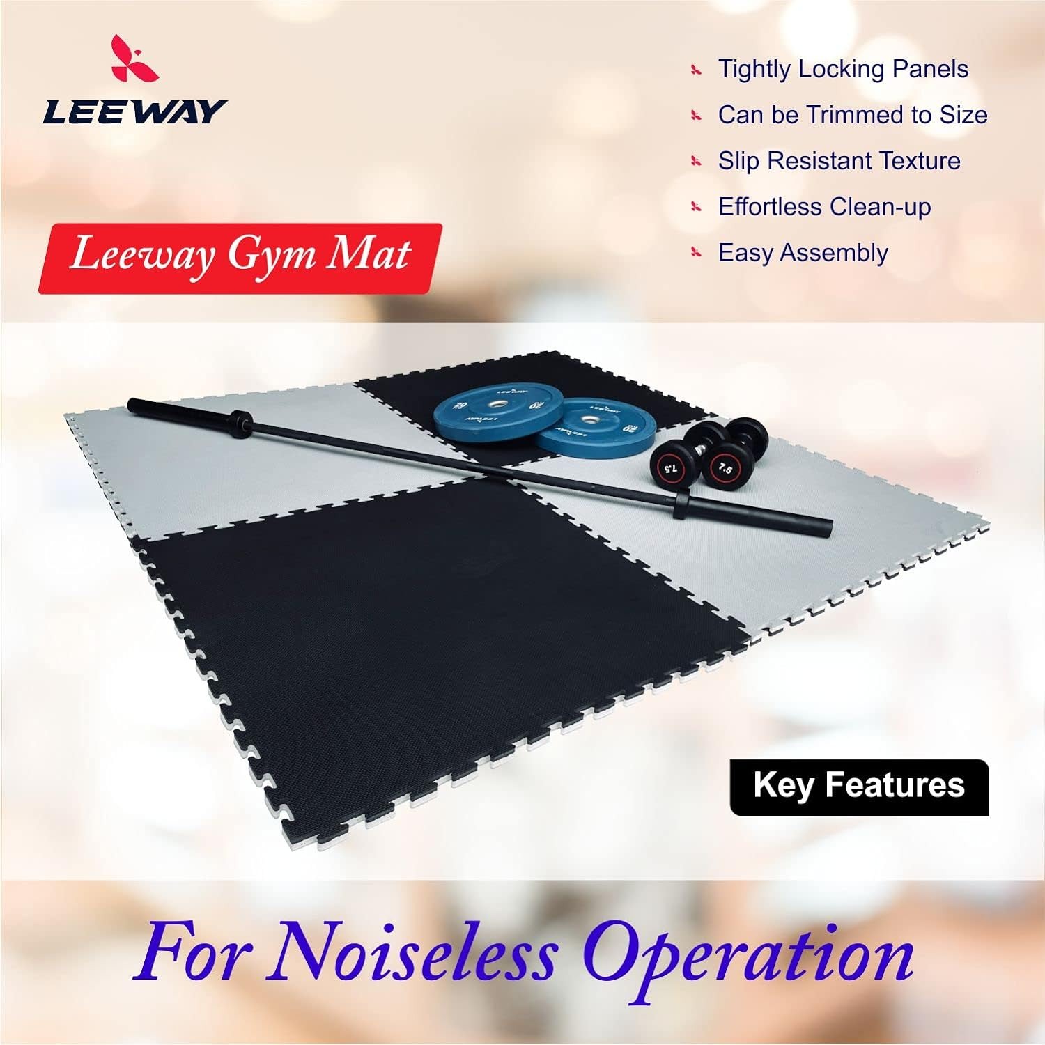 leeway puzzle exercise mat