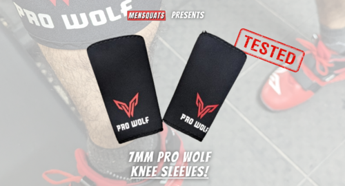 pro wolf weightlifting knee sleeves