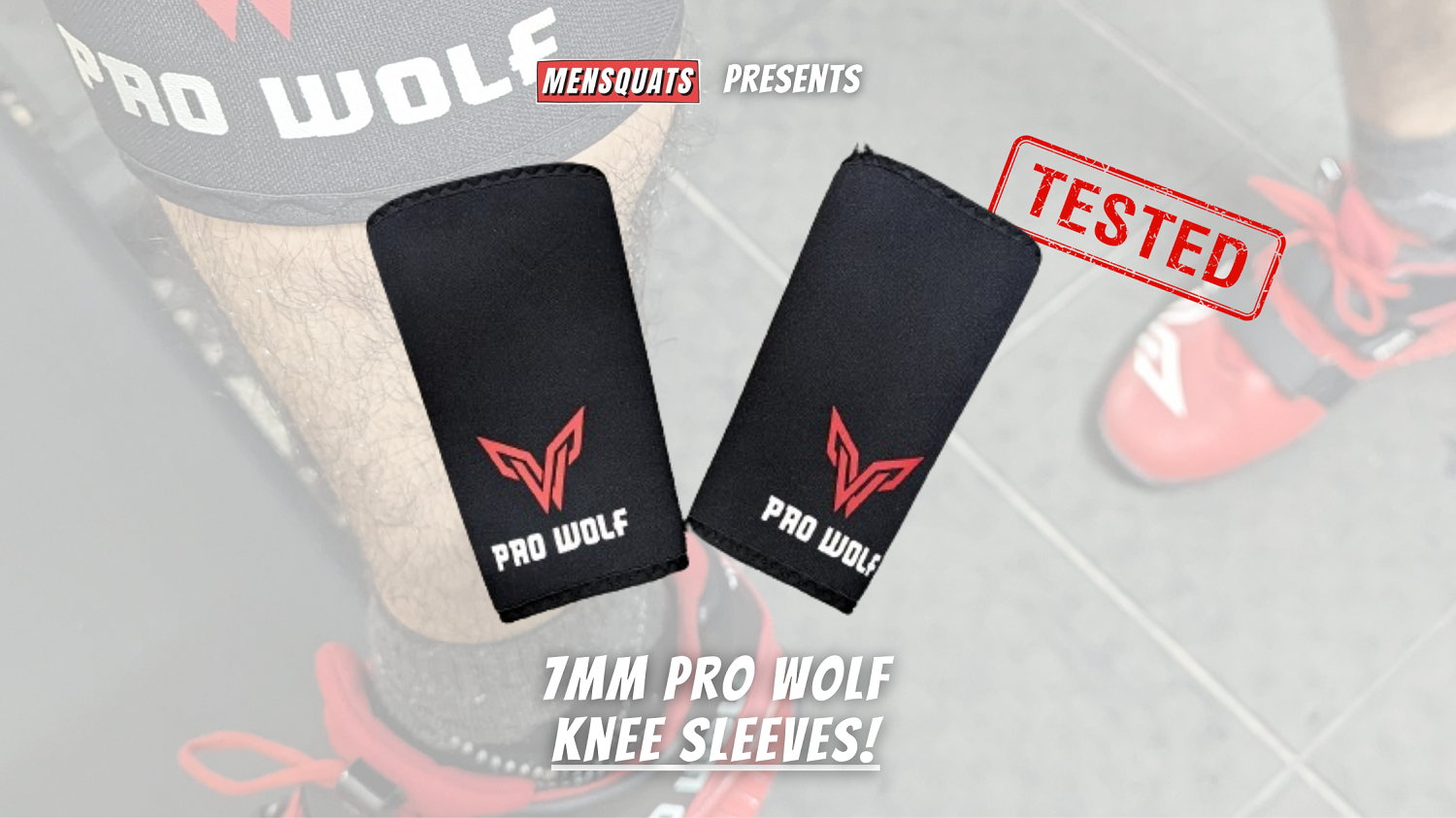 pro wolf weightlifting knee sleeves