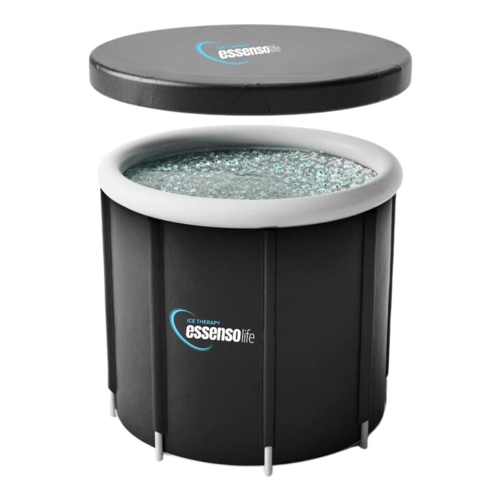 Essensolife 320 Litre Cold Plunge Tub for Recovery Multiple Layered Portable Ice Bath Plunge Tub Suitable for Gardens Gyms and Other Cold Water Therapy