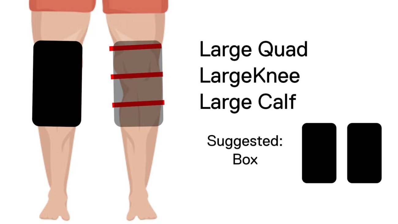 knee sleeves box design
